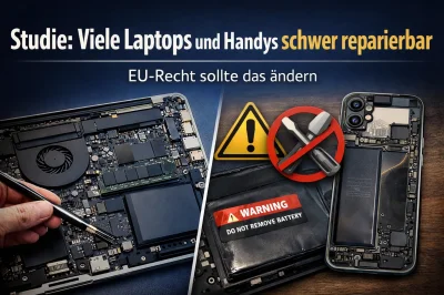 EU-Recht auf Reparatur greift – doch neue Studie zeigt: Viele Laptops bleiben schwer reparierbar
