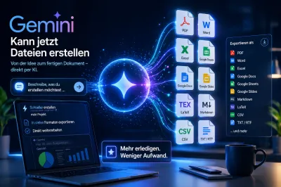Gemini kann jetzt Dateien erstellen – warum Google plötzlich zu ChatGPT aufschließt