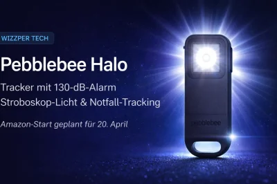 Pebblebee Halo vorgestellt: Tracker mit 130-dB-Alarm und Notfall-Standortfreigabe startet bei Amazon