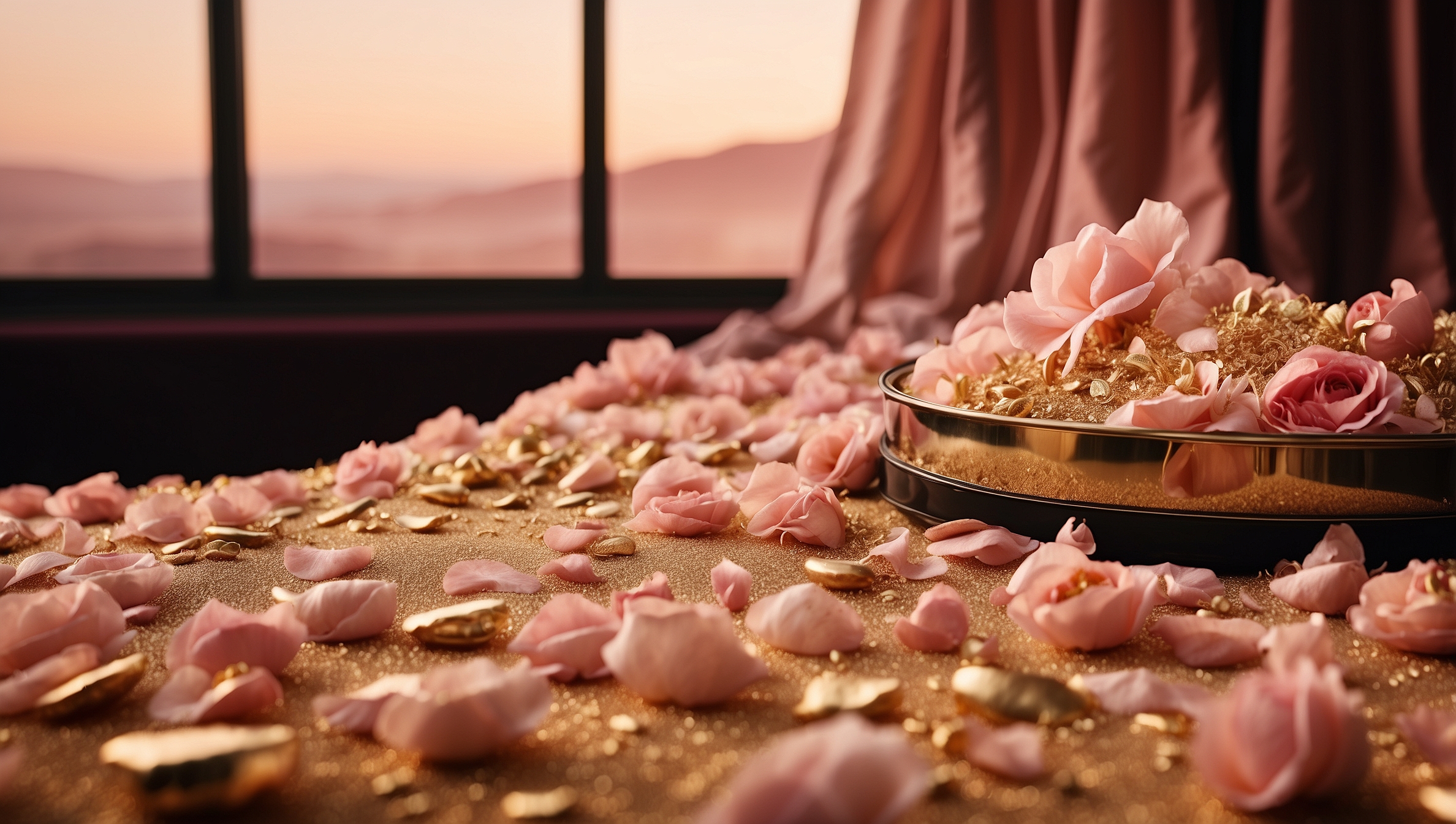 Roségoldene Eleganz: Die Vielseitigkeit zeitloser Drop-Ohrhänger