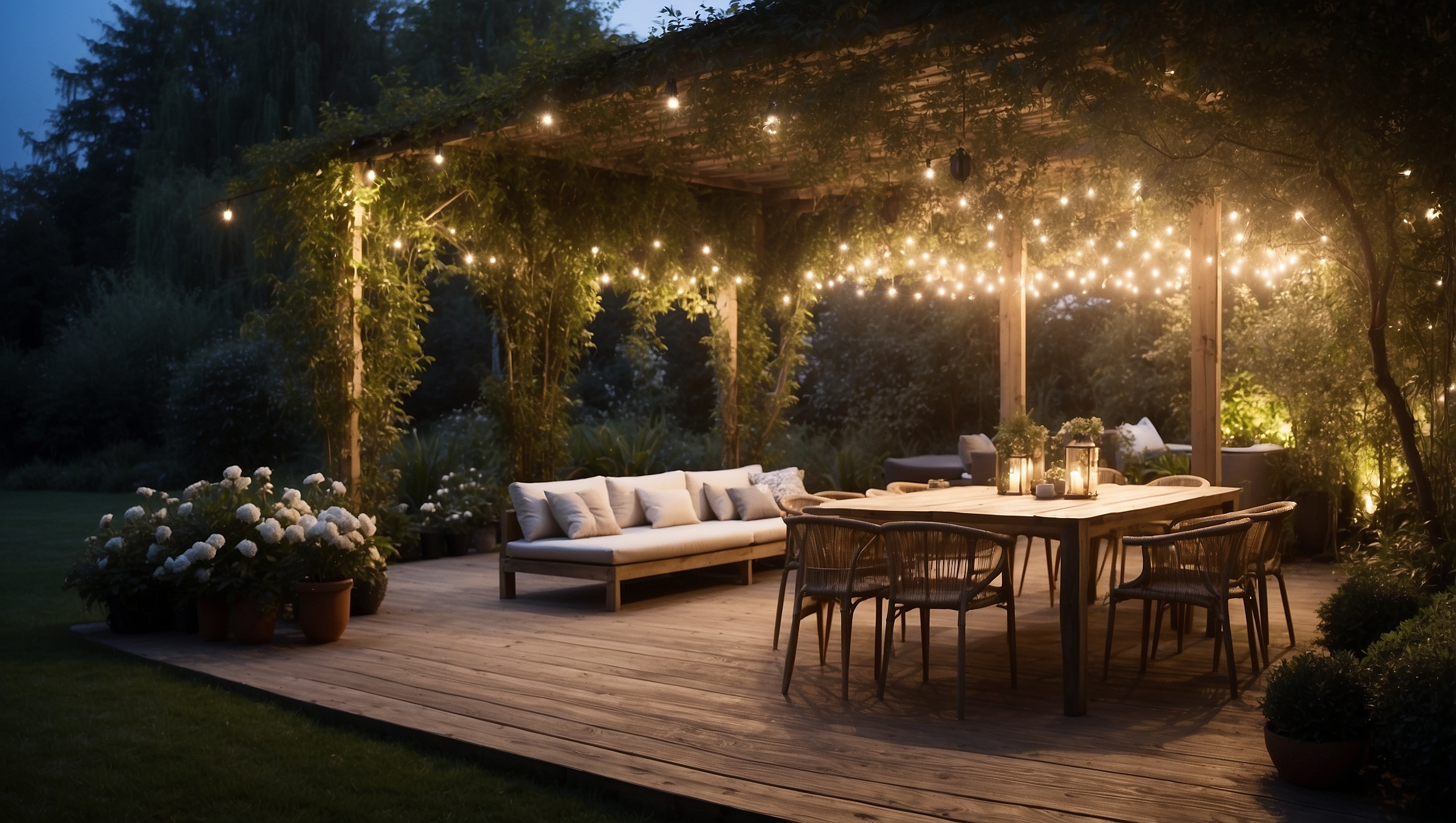 Moderne Lichterketten: Außenbereiche stilvoll und flexibel beleuchten