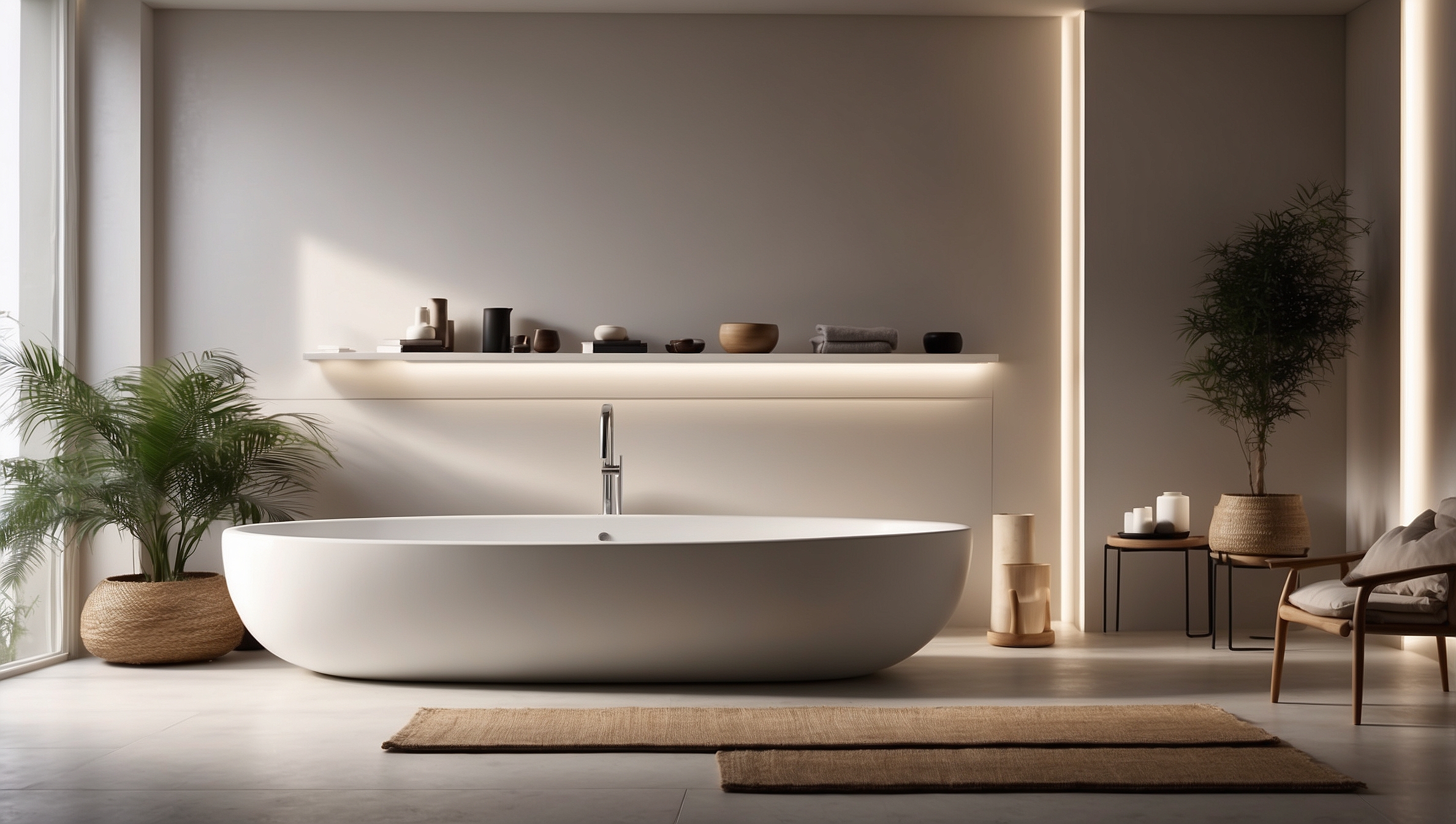 Modern beleuchteter Badspiegel: Stilvolles Design trifft Funktion