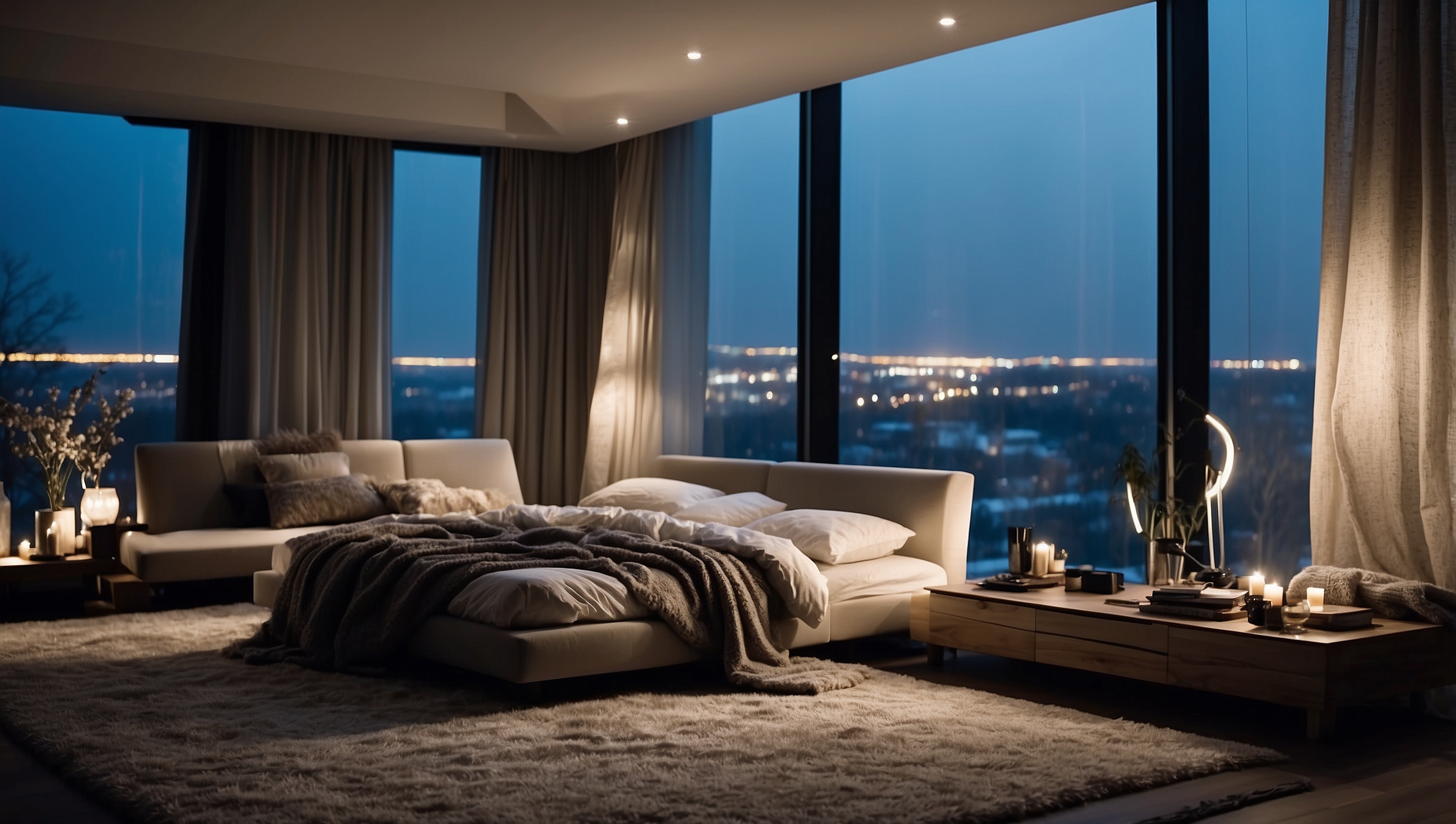 Wintertraum in Petrol Blau: Plüschige Bettwäsche für kalte Nächte