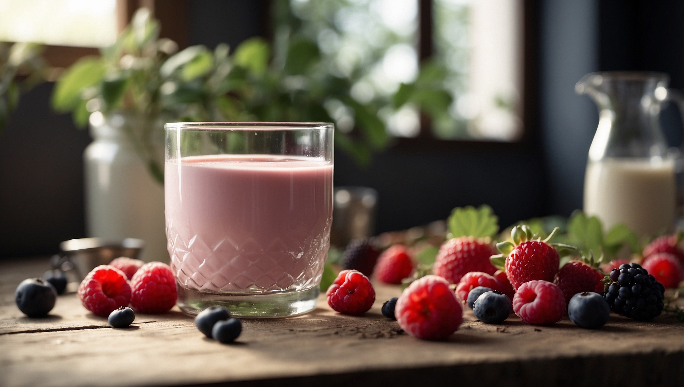 Mit Genuss zum Wohlfühlgewicht: Rote Beeren-Joghurt Shake im Alltag