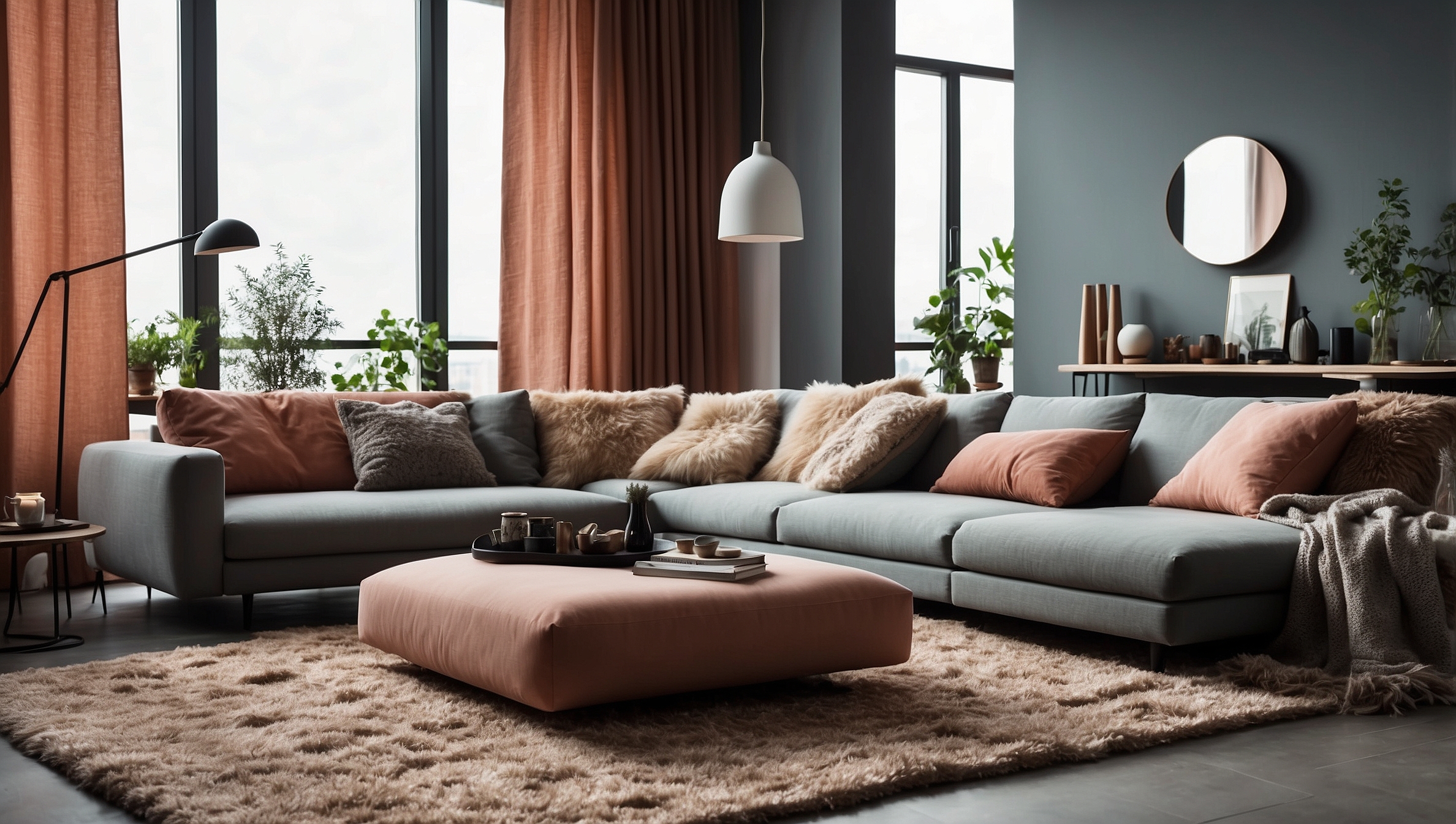 Salbeigrüner Cord-Sitzsack: Stilvolles Relaxen mit Komfort