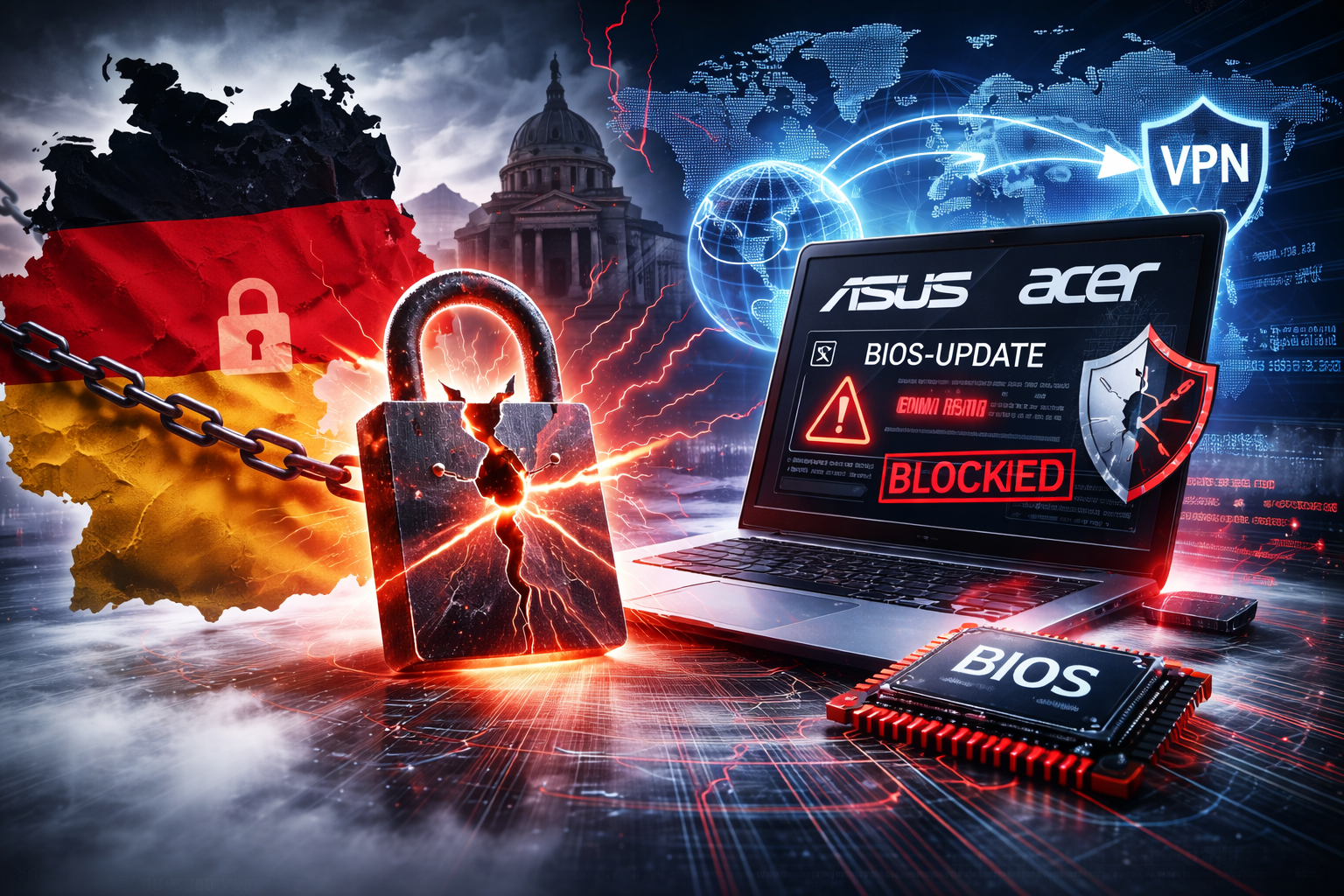 Asus- und Acer-Sperre in Deutschland wird zum Sicherheitsrisiko