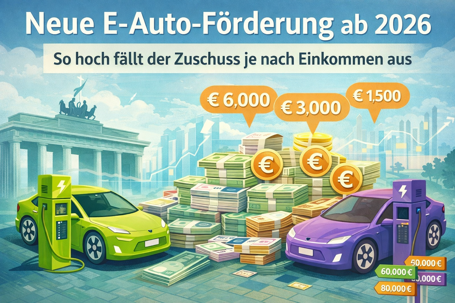 E-Auto-Förderung 2026: Wer bis zu 6.000 Euro bekommt – und für wen es leer ausgeht