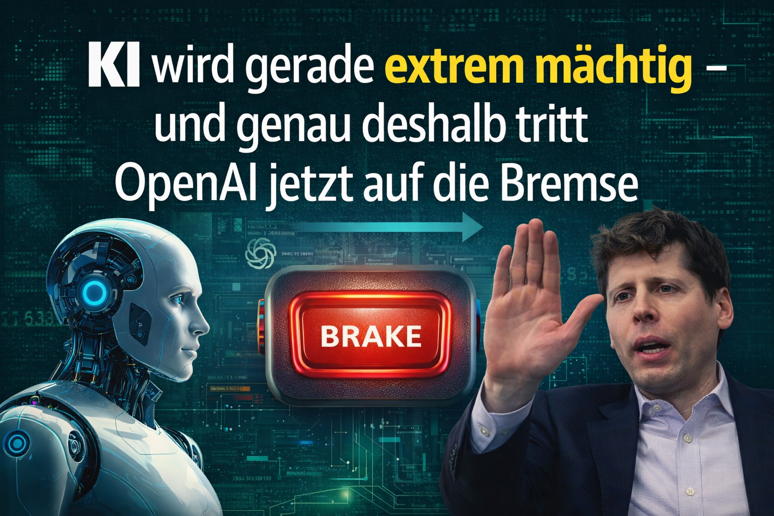 KI wird gerade extrem mächtig – und genau deshalb tritt OpenAI jetzt auf die Bremse