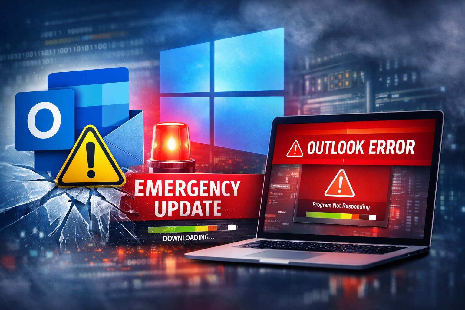 Outlook legt Arbeit lahm: Microsoft stopft kritischen Windows-Fehler mit Notfall-Update