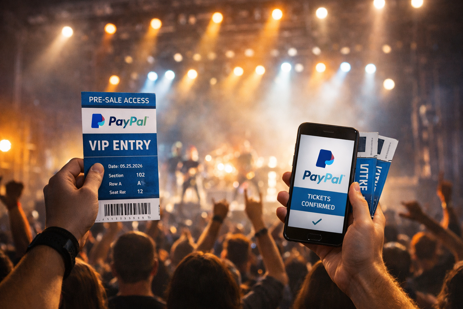 PayPal verkauft jetzt Zeit: Früherer Ticketzugang nur für Zahler