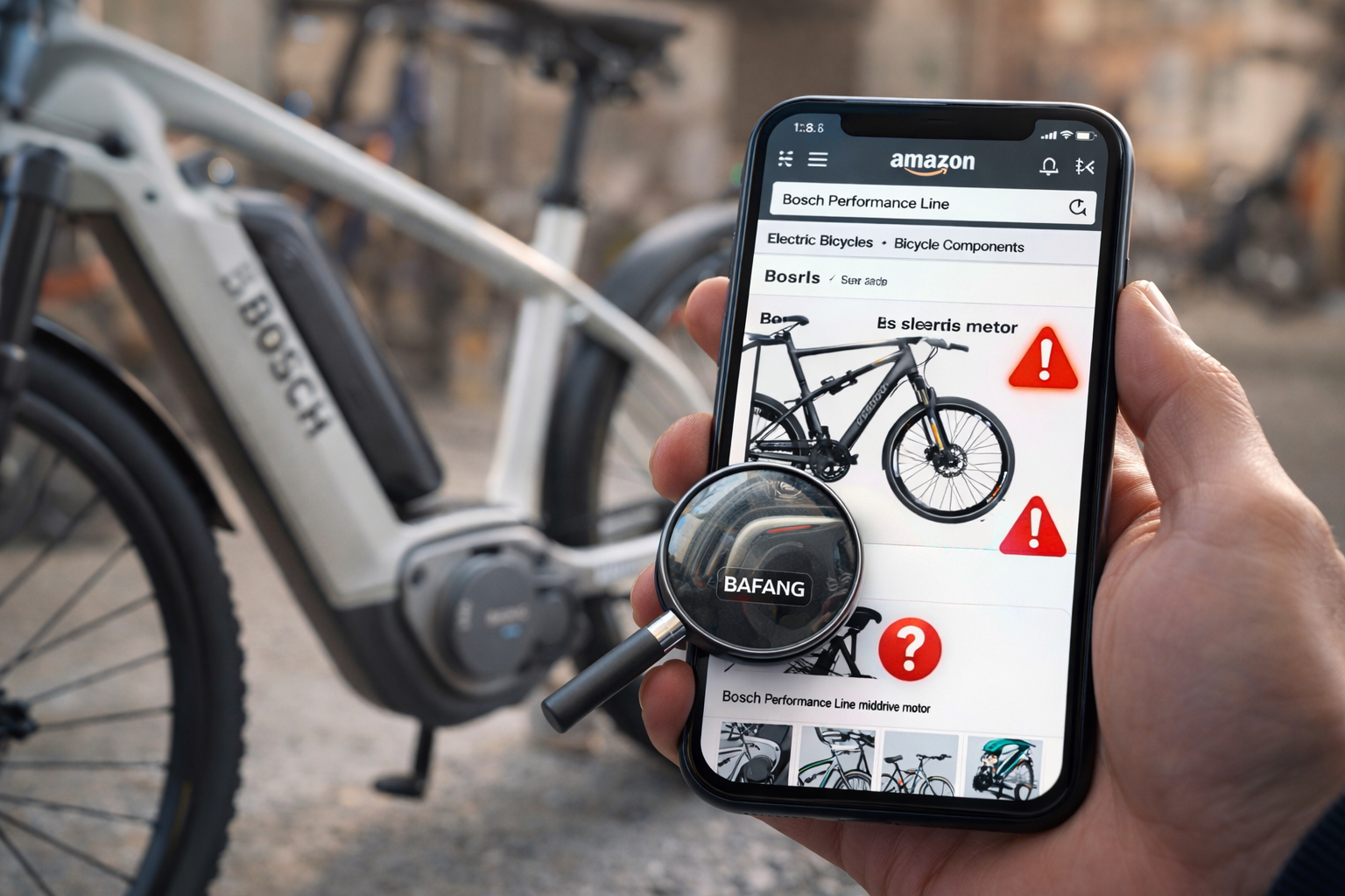 Warum du bei Amazon kaum echte Bosch-E-Bikes findest – und warum das für Käufer ein echtes Problem ist